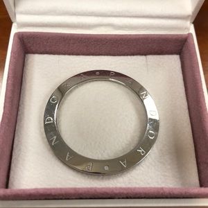 Authentic Pandora silver bezel